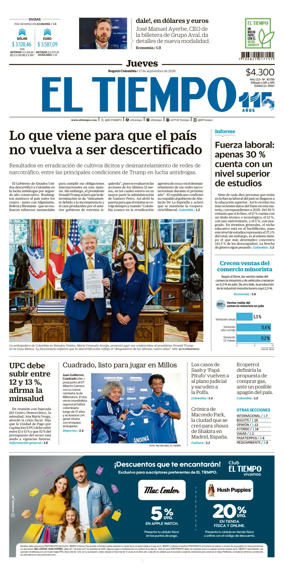 Cover of El Tiempo (Bogota)