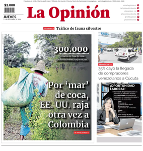 Cover of La Opinion