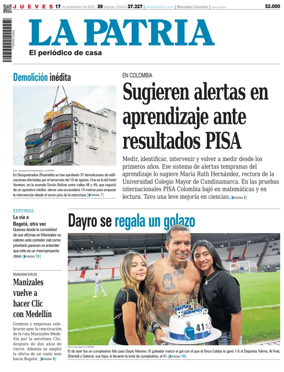 Cover of La Patria (Colombia)