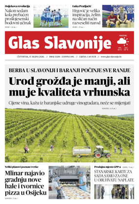 Cover of Glas Slavonije