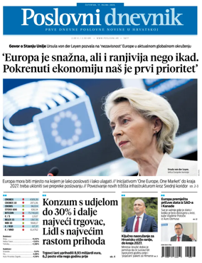 Cover of Poslovni Dnevnik