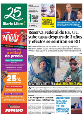 Cover of Diario Libre (Republica Dominicana)