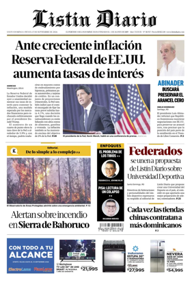 Cover of Listin Diario