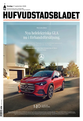Cover of Hufvudstadsbladet