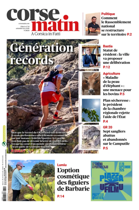 Cover of Corse Matin
