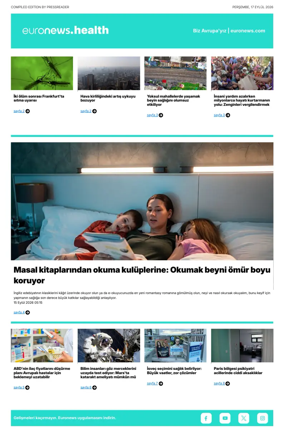 Cover of Euronews Health (Turkish) Compiled Edition