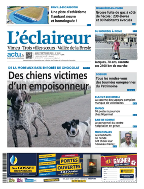 Cover of L'Eclaireur (Vimeu Trois villes soeurs Vallee de la Bresle)