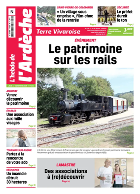 Cover of L'Hebdo de l'Ardeche – edition Nord
