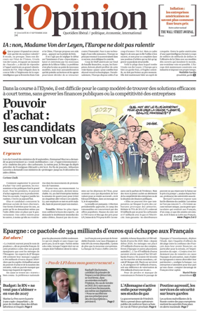 Cover of L'Opinion