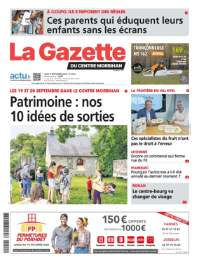 Cover of La Gazette du Centre Morbihan