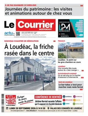 Cover of Le Courrier Independant