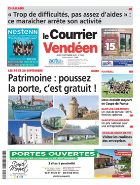 Cover of Le Courrier Vendeen