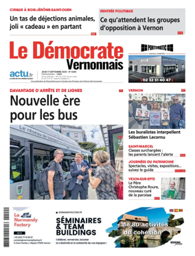 Cover of Le Democrate Vernonnais