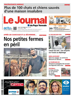 Cover of Le Journal du Pays Yonnais