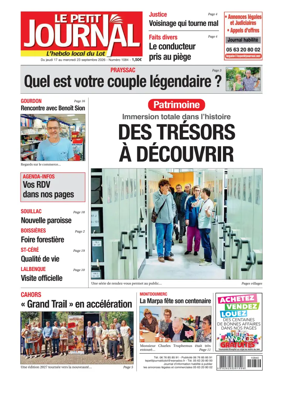 Cover of Le Petit Journal - L'hebdo local du Lot
