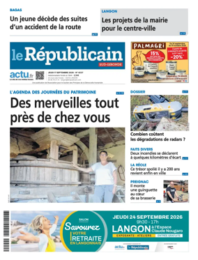 Cover of Le Republicain (Sud-Gironde)