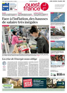 Cover of Ouest France (Caen - Bayeux - Falaise - Vire)