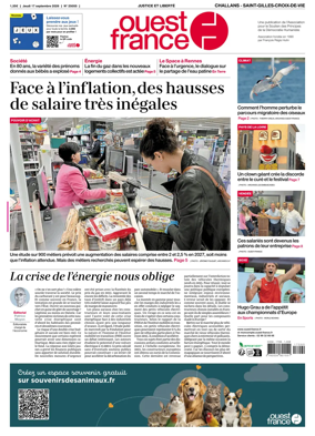 Cover of Ouest France (Challans / Saint-Gilles-Croix-de-Vie)