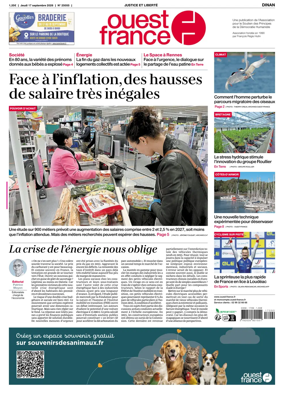 Cover of Ouest France (Dinan)