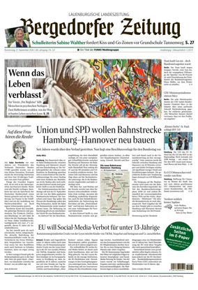 Cover of Bergedorfer Zeitung