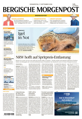 Cover of Bergische Morgenpost Wermelskirchen/Huckeswagen/Radevormwald