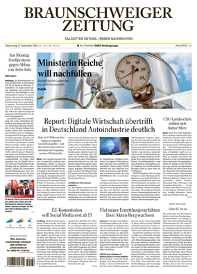Cover of Braunschweiger Zeitung (Peine)