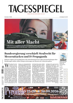 Cover of Der Tagesspiegel