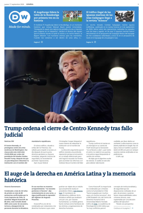 Cover of Deutsche Welle (Spanish edition)