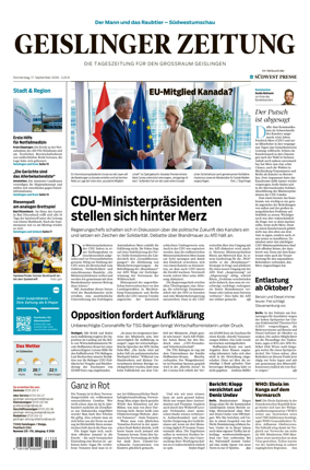 Cover of Geislinger Zeitung