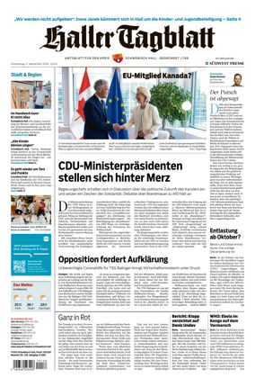 Cover of Haller Tagblatt