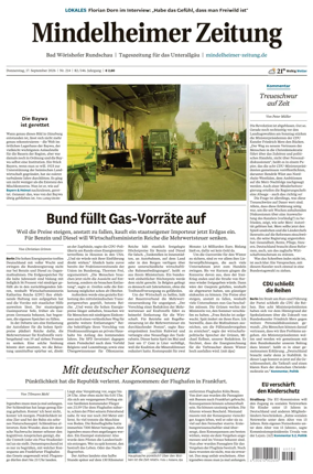 Cover of Mindelheimer Zeitung