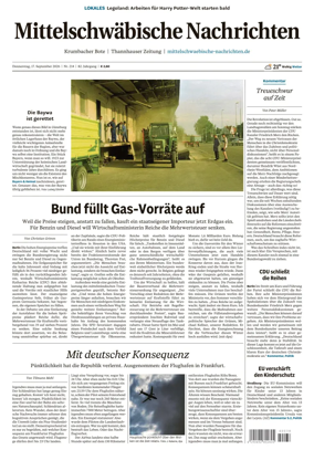 Cover of Mittelschwaebische Nachrichten