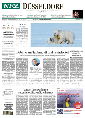 Cover of Neue Rhein Zeitung (Dusseldorf)