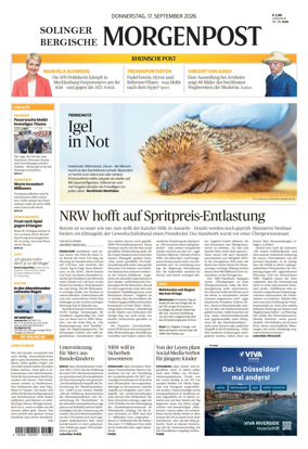 Cover of Solinger Bergische Morgenpost/Remscheid