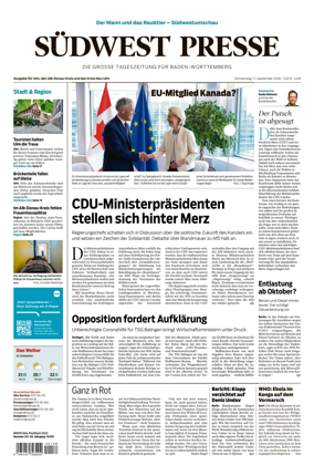 Cover of Sudwest Presse
