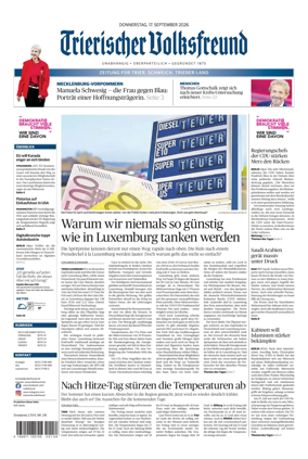 Cover of Trierischer Volksfreund