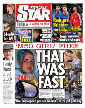 Cover of Irish Daily Star
