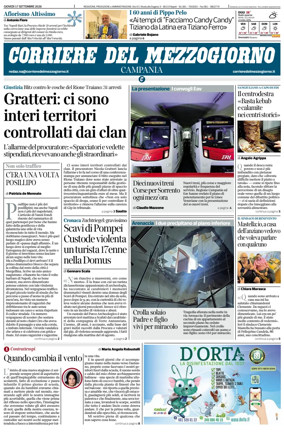 Cover of Corriere del Mezzogiorno (Campania)