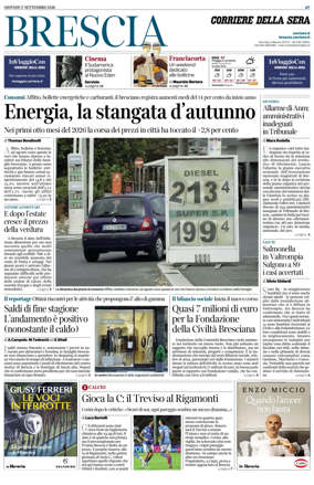 Cover of Corriere della Sera (Brescia)
