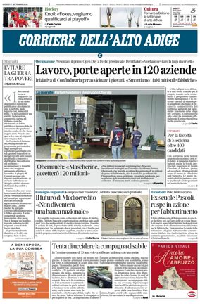 Cover of Corriere dell'Alto Adige