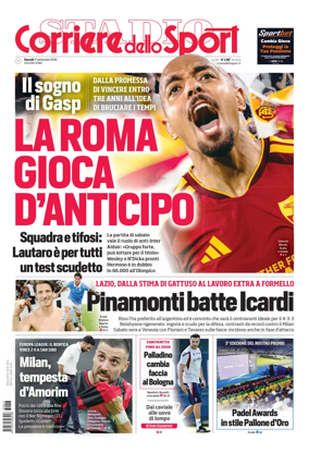 Cover of Corriere dello Sport (Lazio)