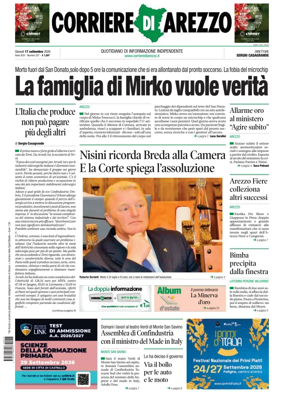 Cover of Corriere di Arezzo