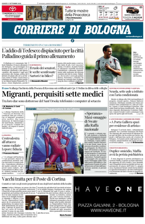 Cover of Corriere di Bologna