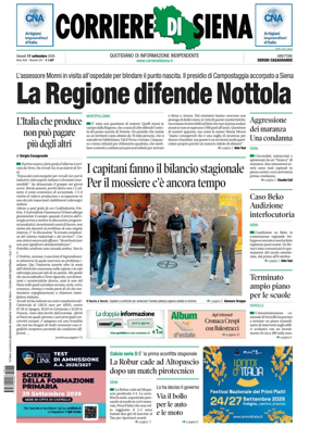 Cover of Corriere di Siena