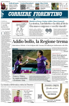 Cover of Corriere Fiorentino