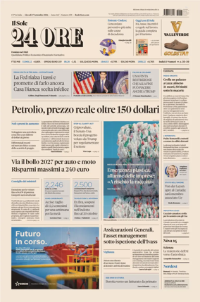 Cover of Il Sole 24 Ore