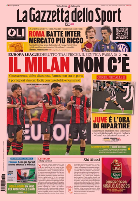 Cover of La Gazzetta dello Sport - Milano