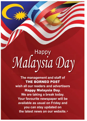 Cover of The Borneo Post (Sabah)