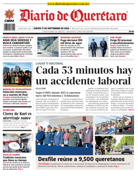 Cover of Diario de Queretaro