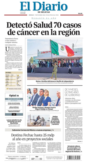 Cover of El Diario de Delicias